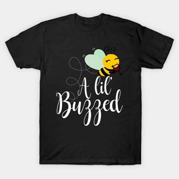 Buzzed Honey Bee T-Shirt by Owl Is Studying